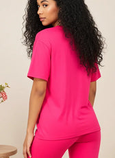 Short Sleeve Biker Shorts and Top Two-Piece Set - Kloset 6