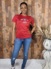 'Stay Positive' Short Sleeve Graphic Top - Kloset 6