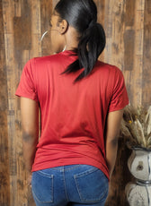 'Stay Positive' Short Sleeve Graphic Top - Kloset 6