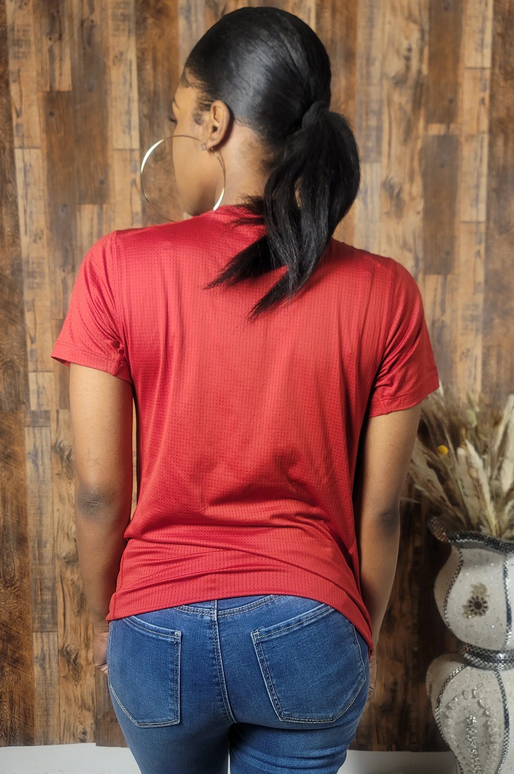 'Stay Positive' Short Sleeve Graphic Top - Kloset 6