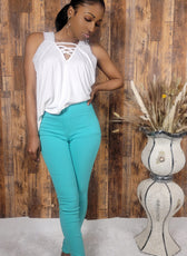 High Waist Super Stretchy Pants - Kloset 6