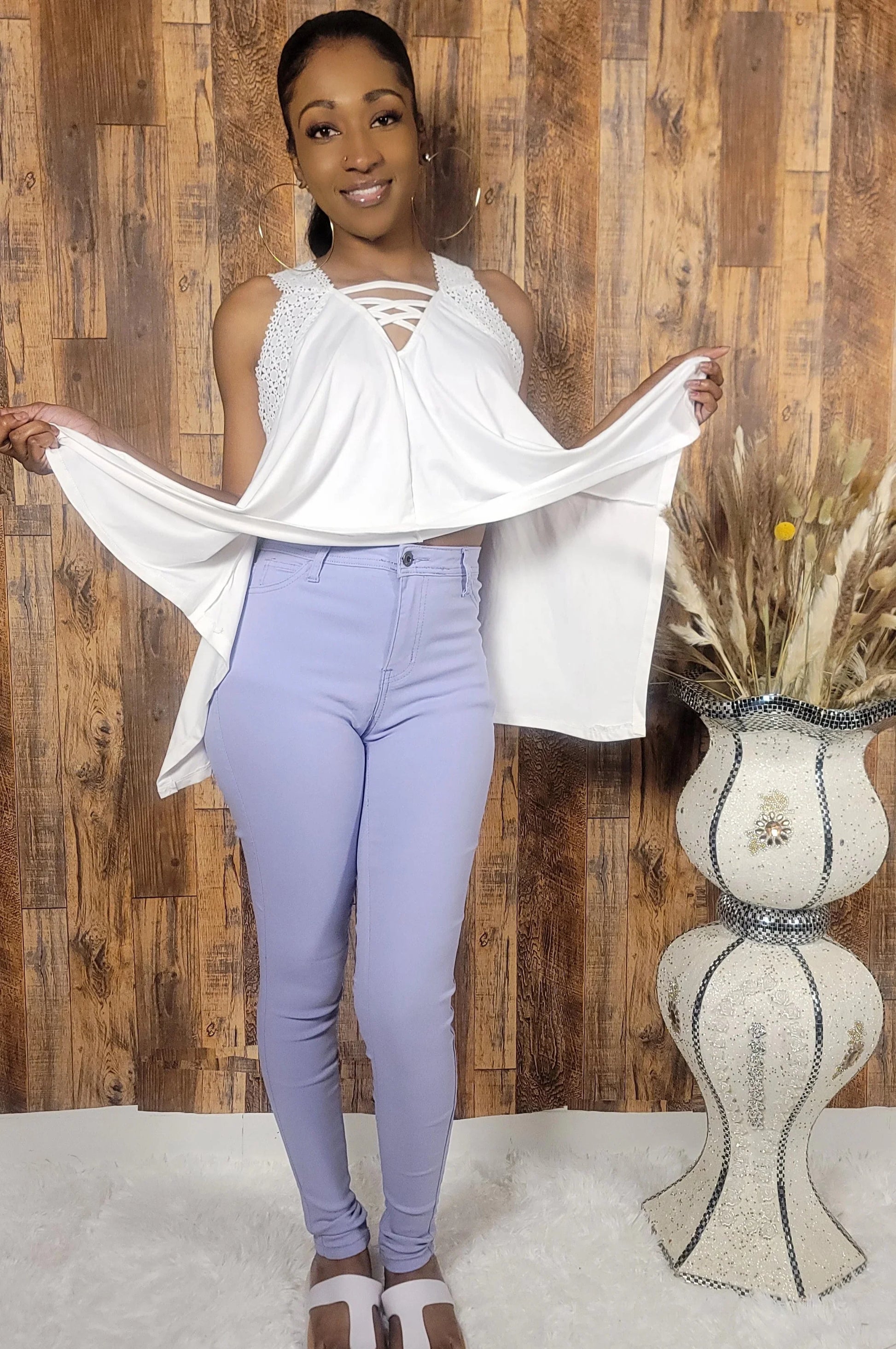 Gene's High Waisted Stretchy Pants - Kloset 6