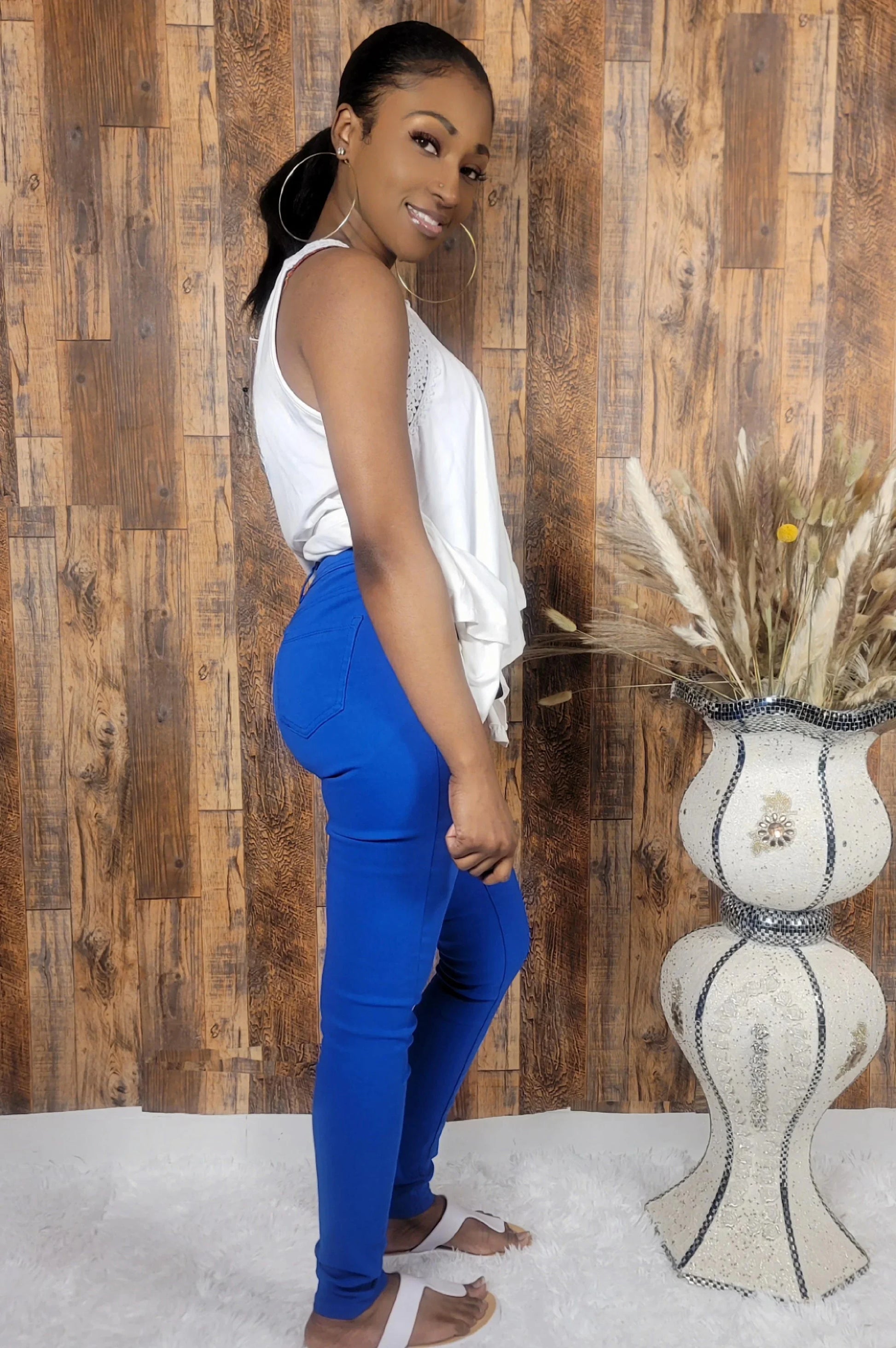 Gene's High Waisted Stretchy Pants - Kloset 6