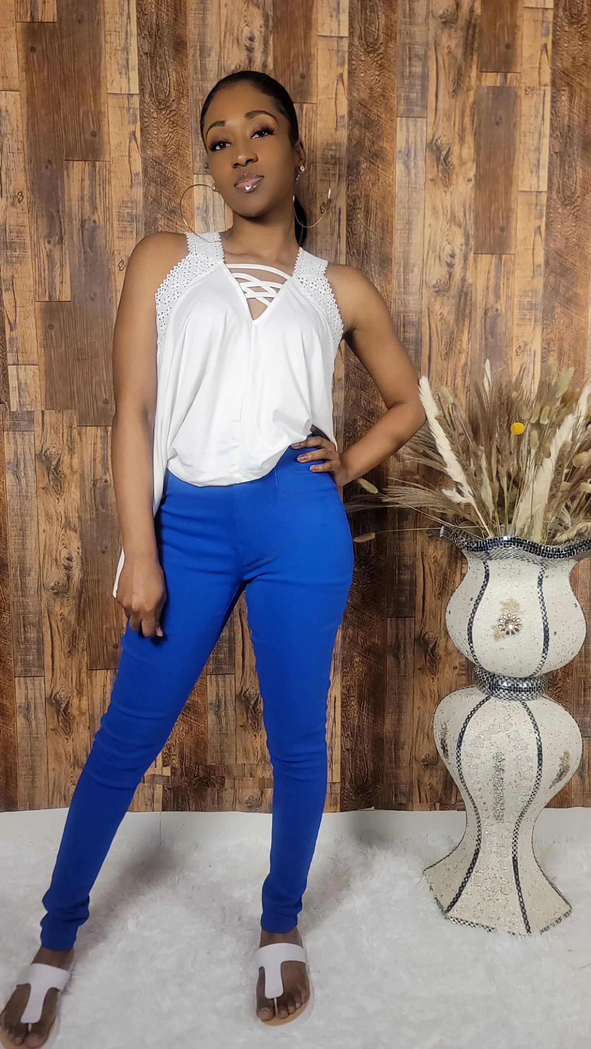 Gene's High Waisted Stretchy Pants - Kloset 6