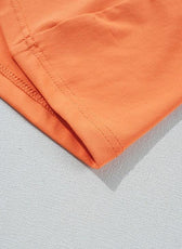 Orange Colorblock Athletic Mini Dress - Kloset 6