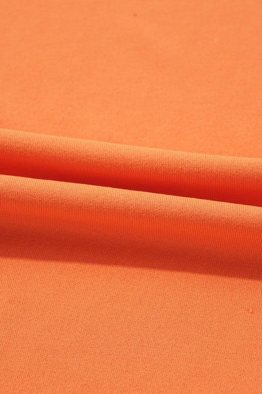 Orange Colorblock Athletic Mini Dress - Kloset 6