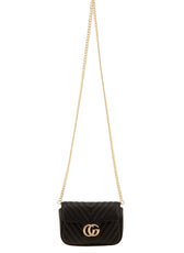 Chevron Quilted CG Buckle Crossbody Bag - Kloset 6