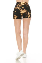 Floral Print High Rise Harem Shorts